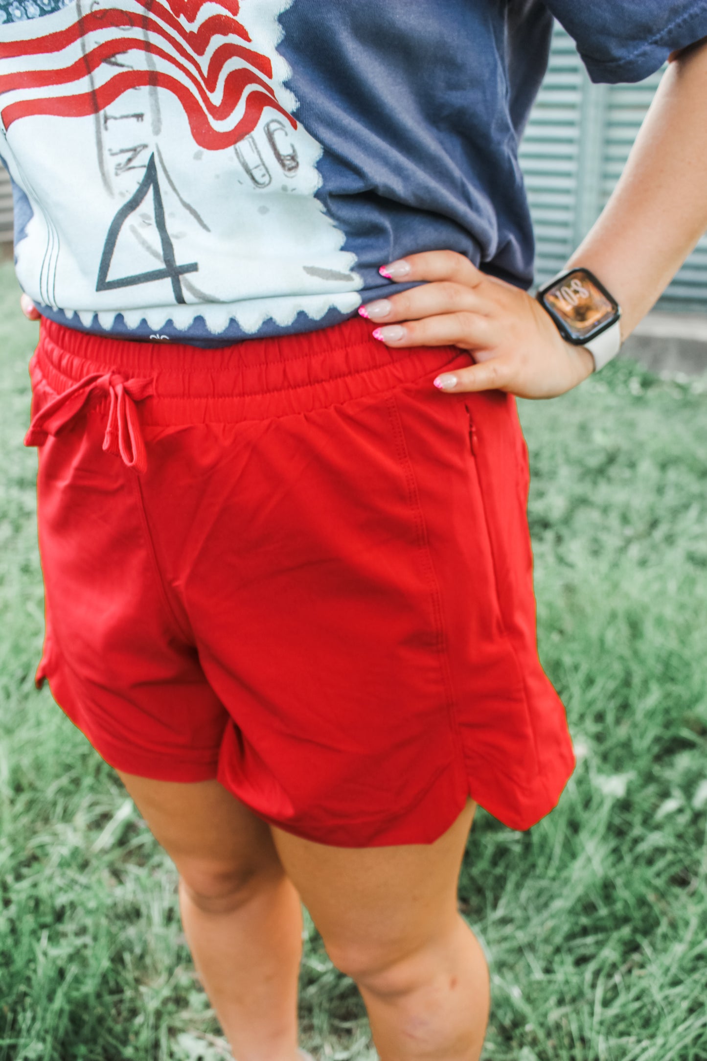 Liberty Shorts (Red)