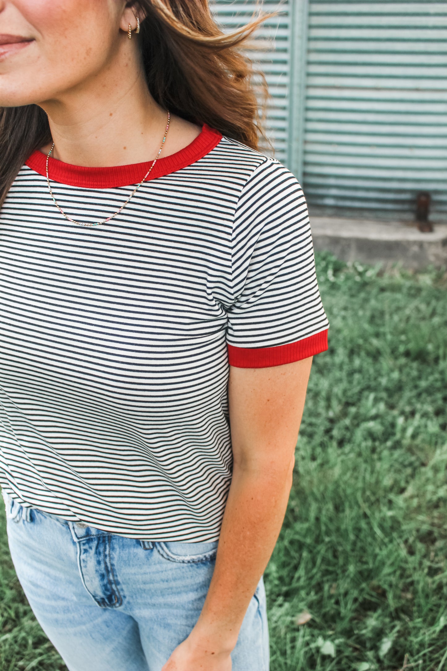Stars + Stripes Tee (Red) (S-XL)