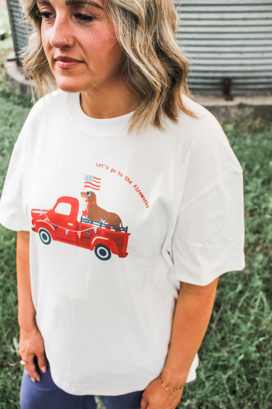 Let's Go to the Fireworks Tee
