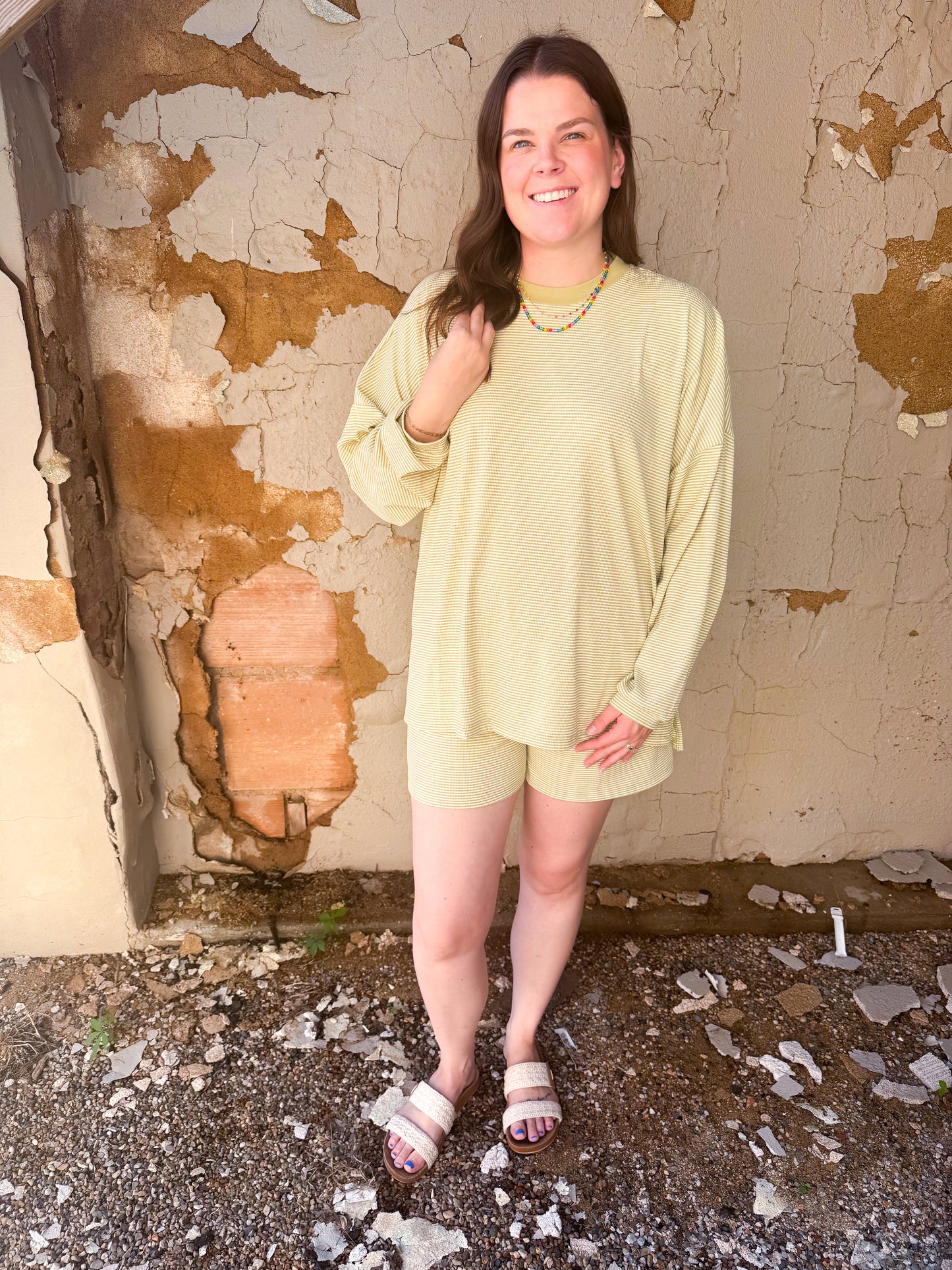 In Between Top (Lime)