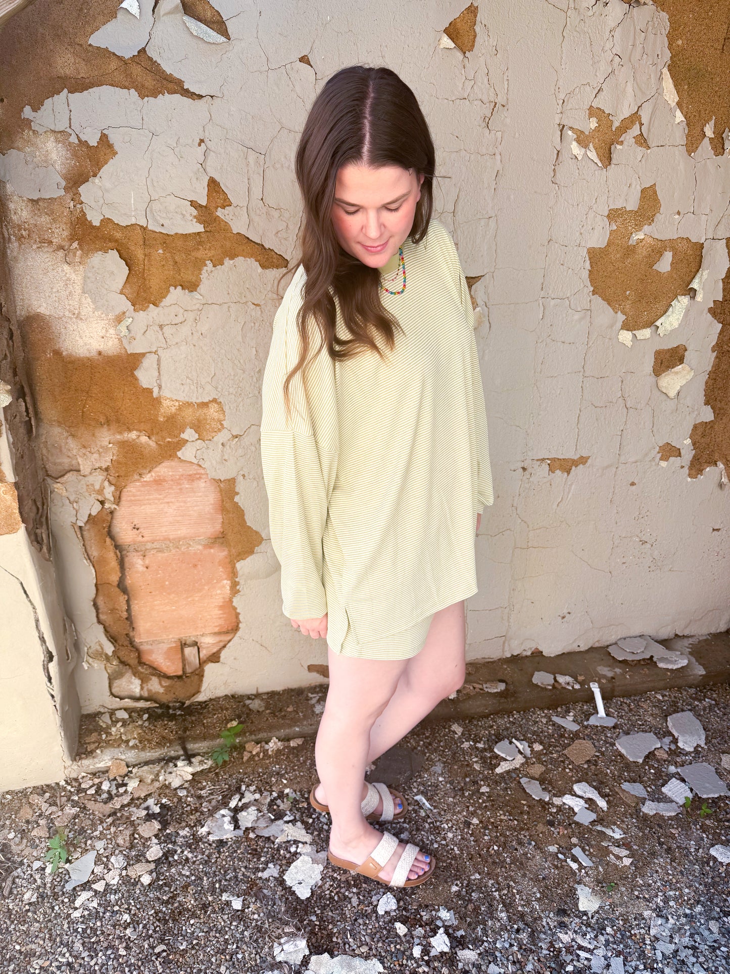 In Between Top (Lime)