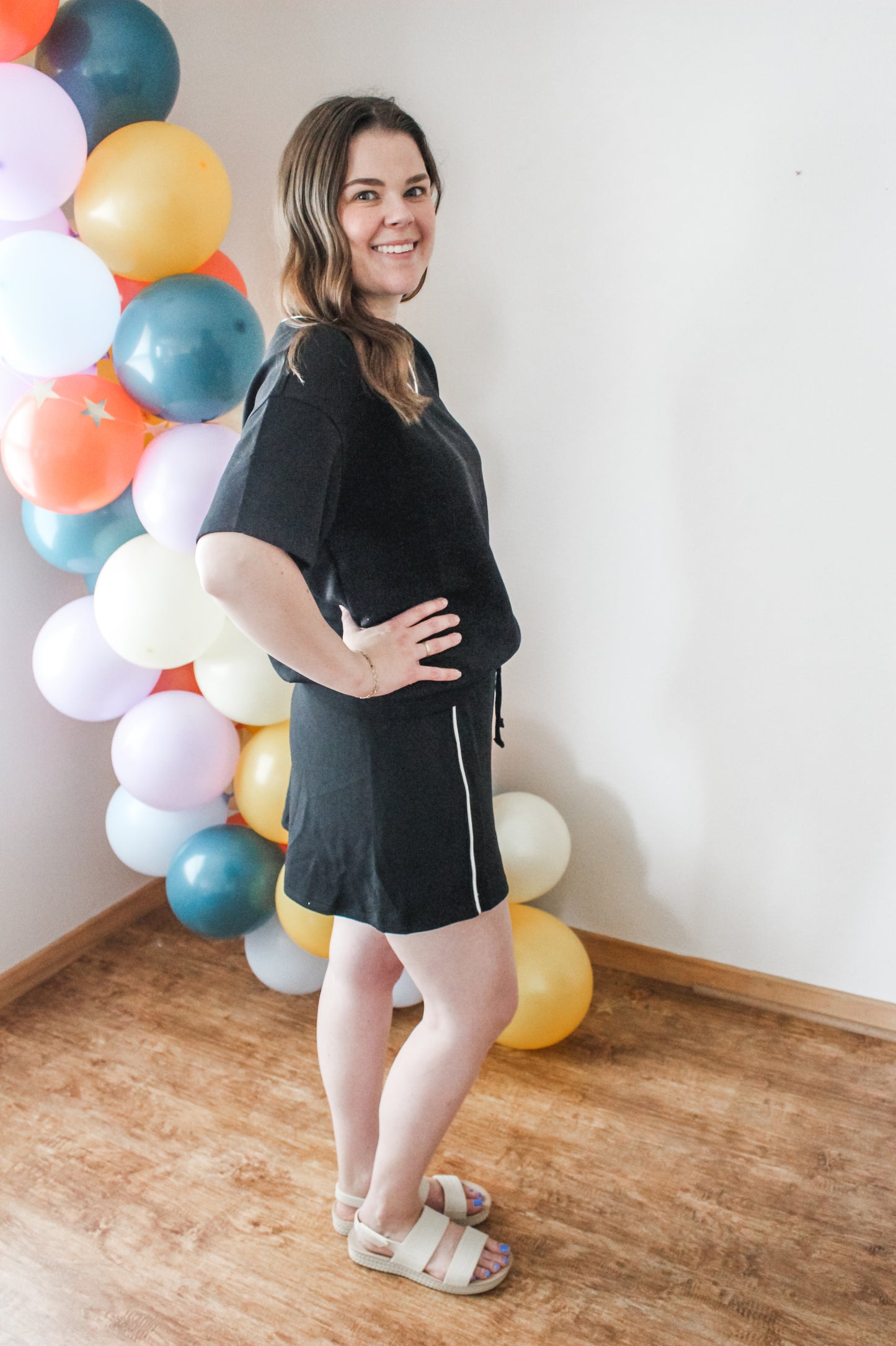 Easy Breezy Skort (Black)