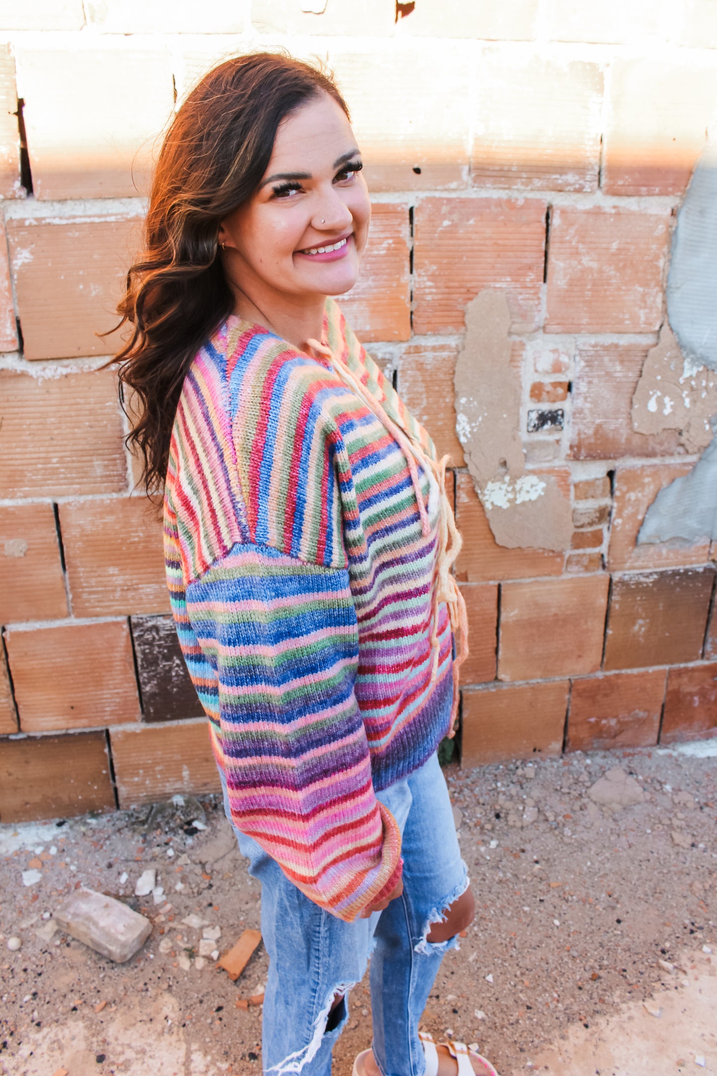 All The Colors Tie Cardigan