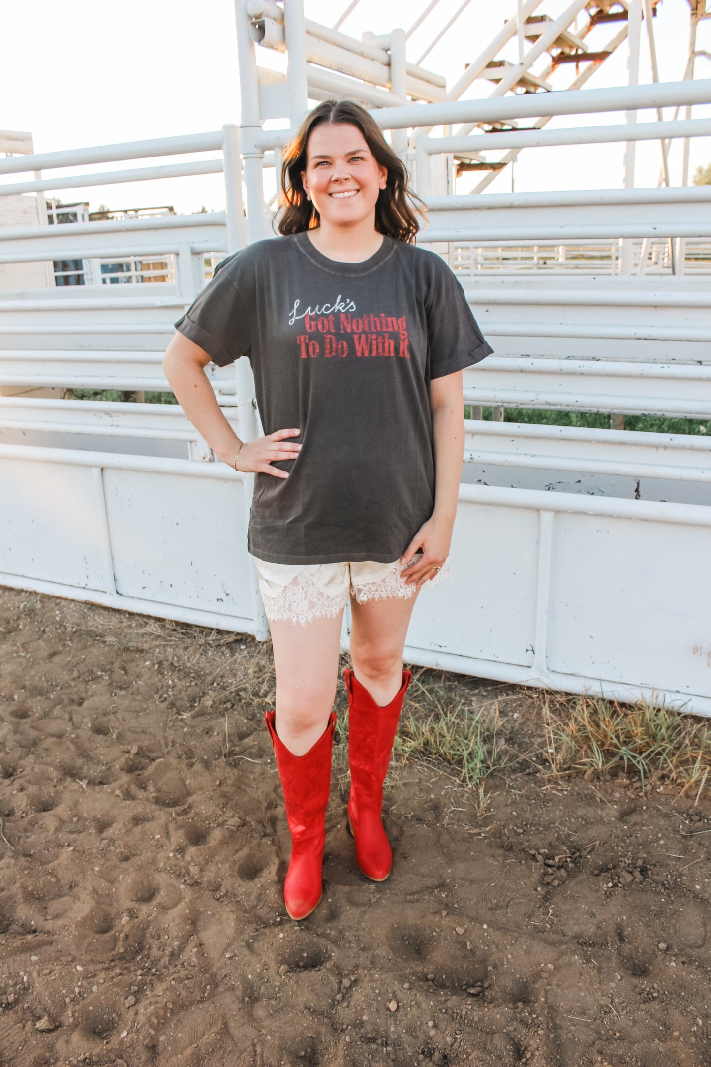 Luck's Got Nothing Tee