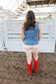 Darling Denim Top