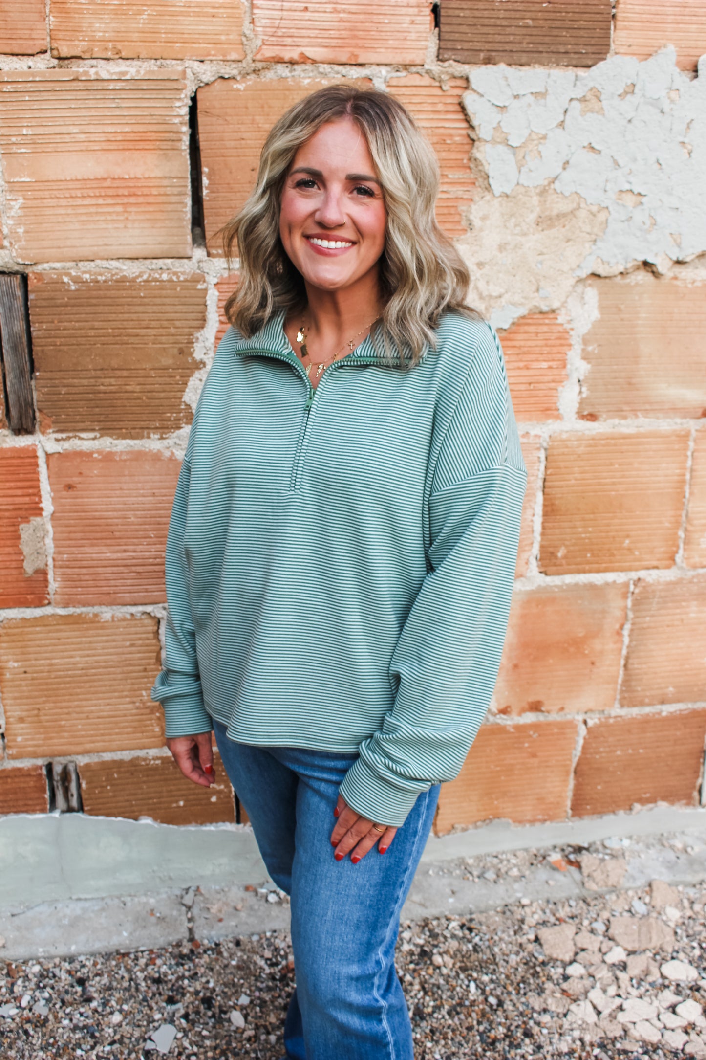 Cozy Girl Pullover (Green)