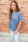 Coffee Date Top (Blue)