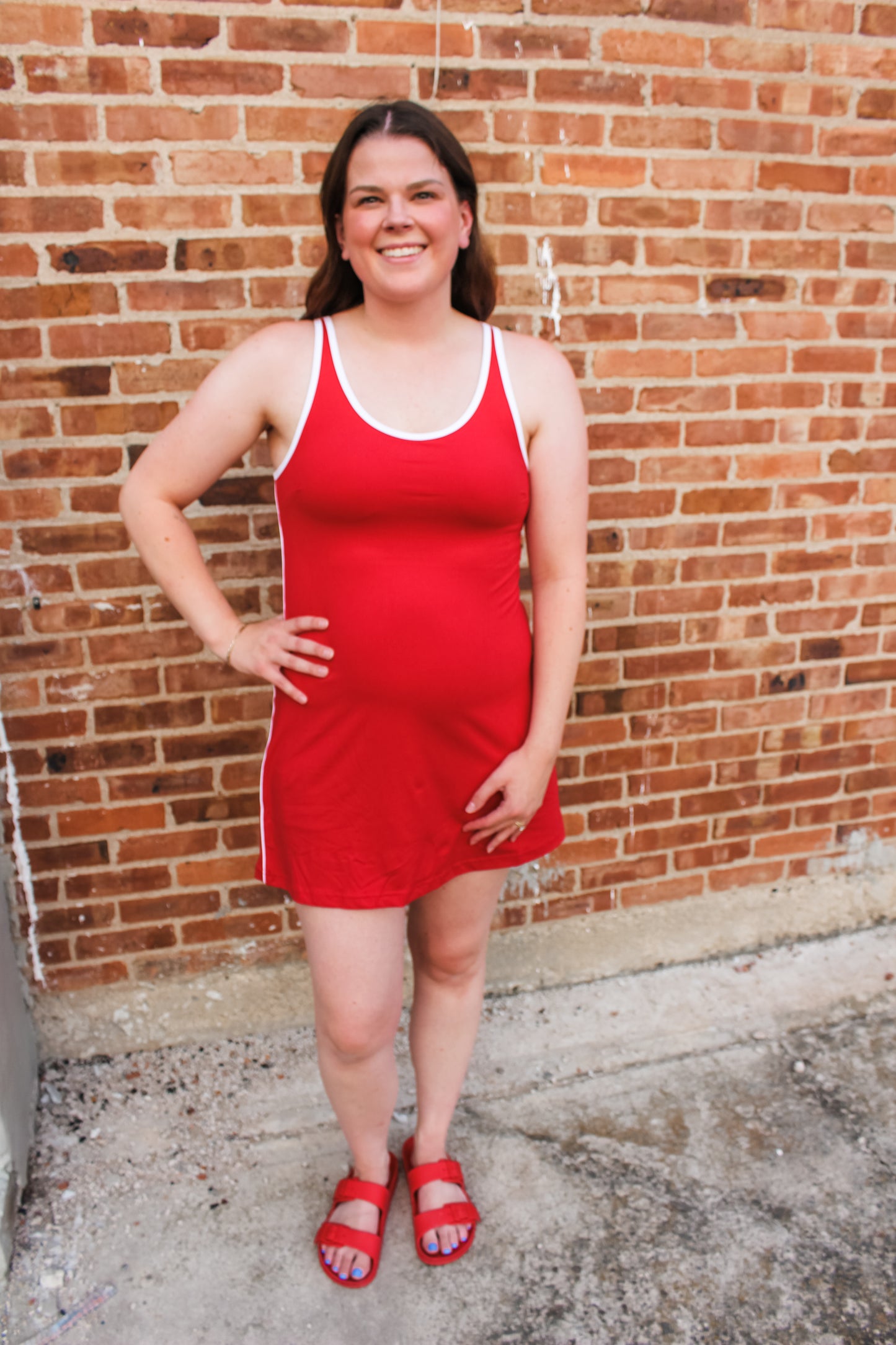 Touchdown Dress (Red)