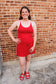 Touchdown Dress (Red)