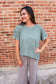 Coffee Date Top (Sage)