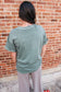 Coffee Date Top (Sage)