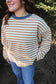 Apple Orchard Top (Beige + Blue)
