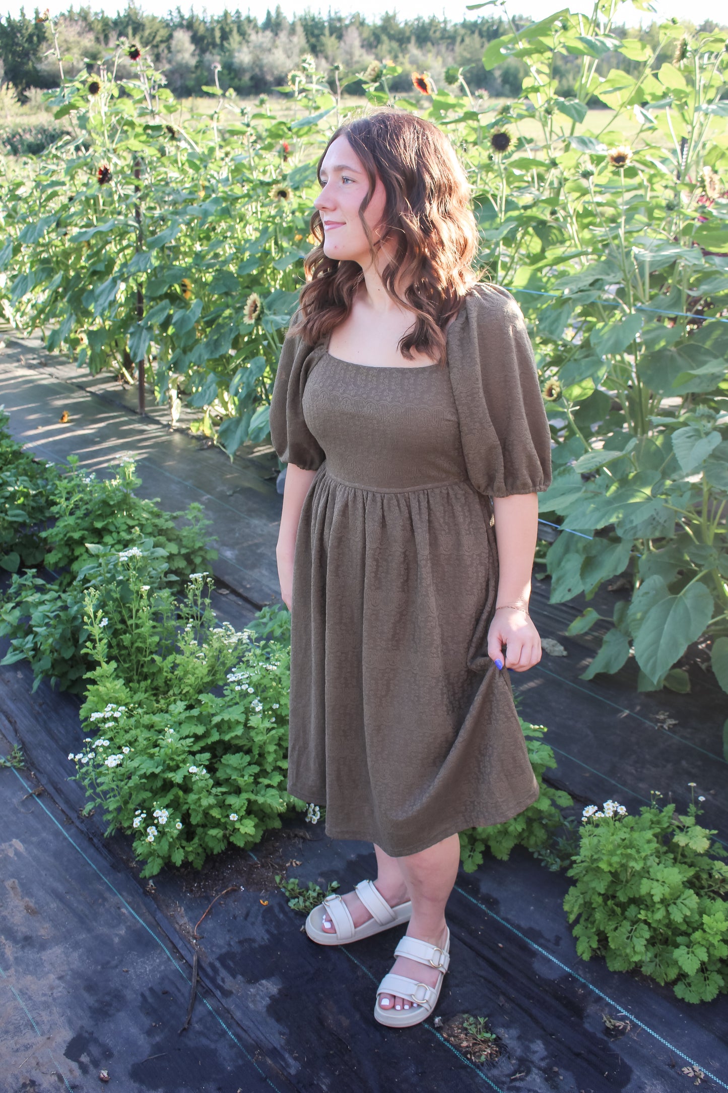 Emerald Bloom Dress