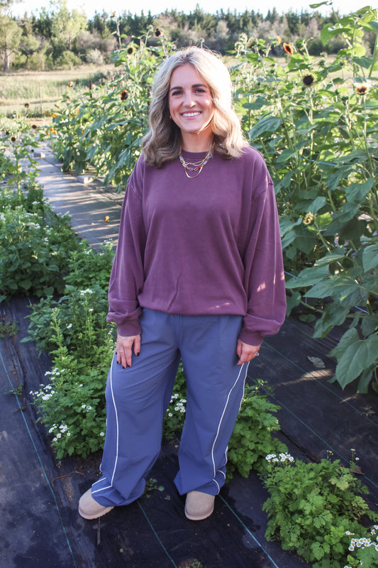 Classic Autumn Crew (Purple)