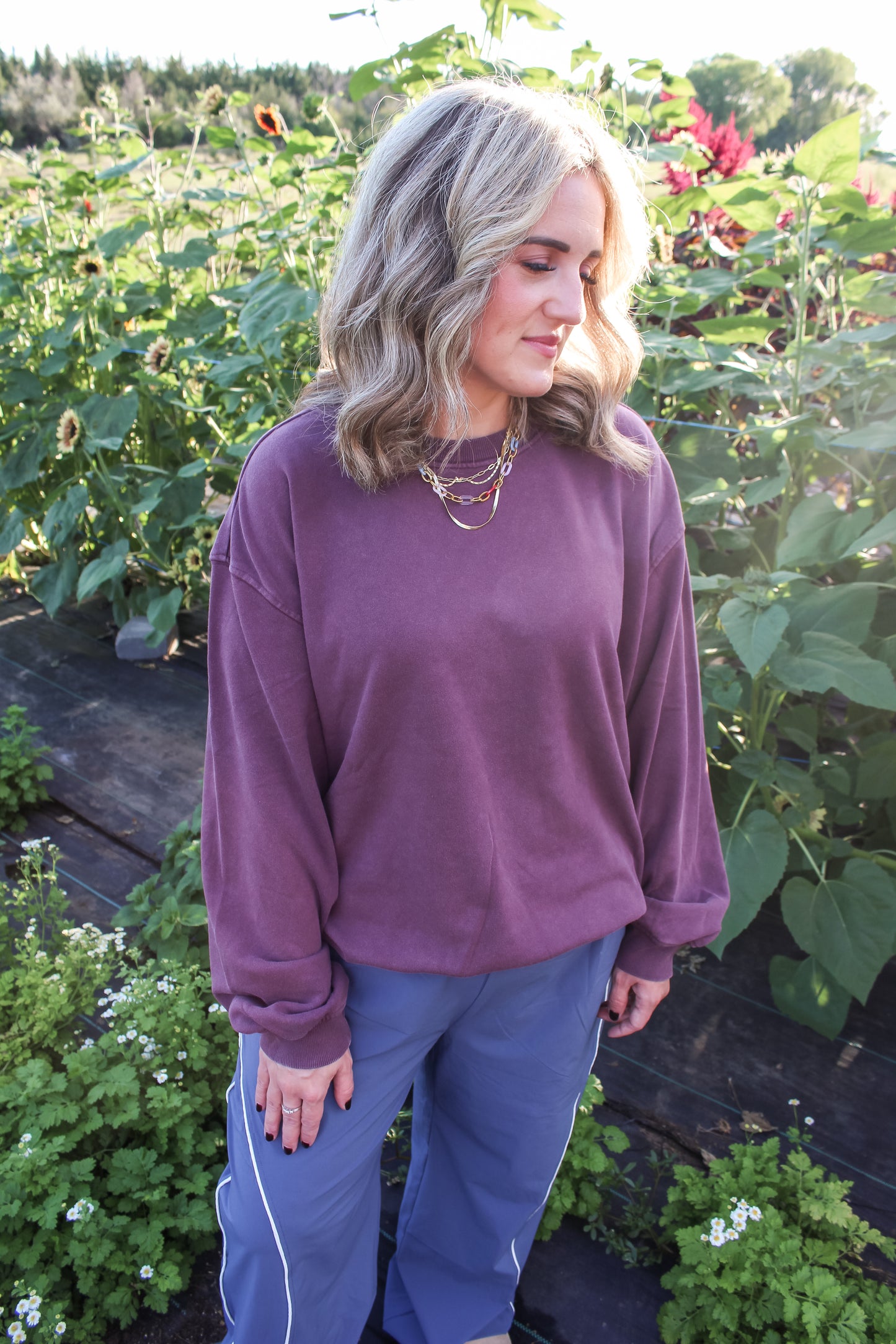 Classic Autumn Crew (Purple)