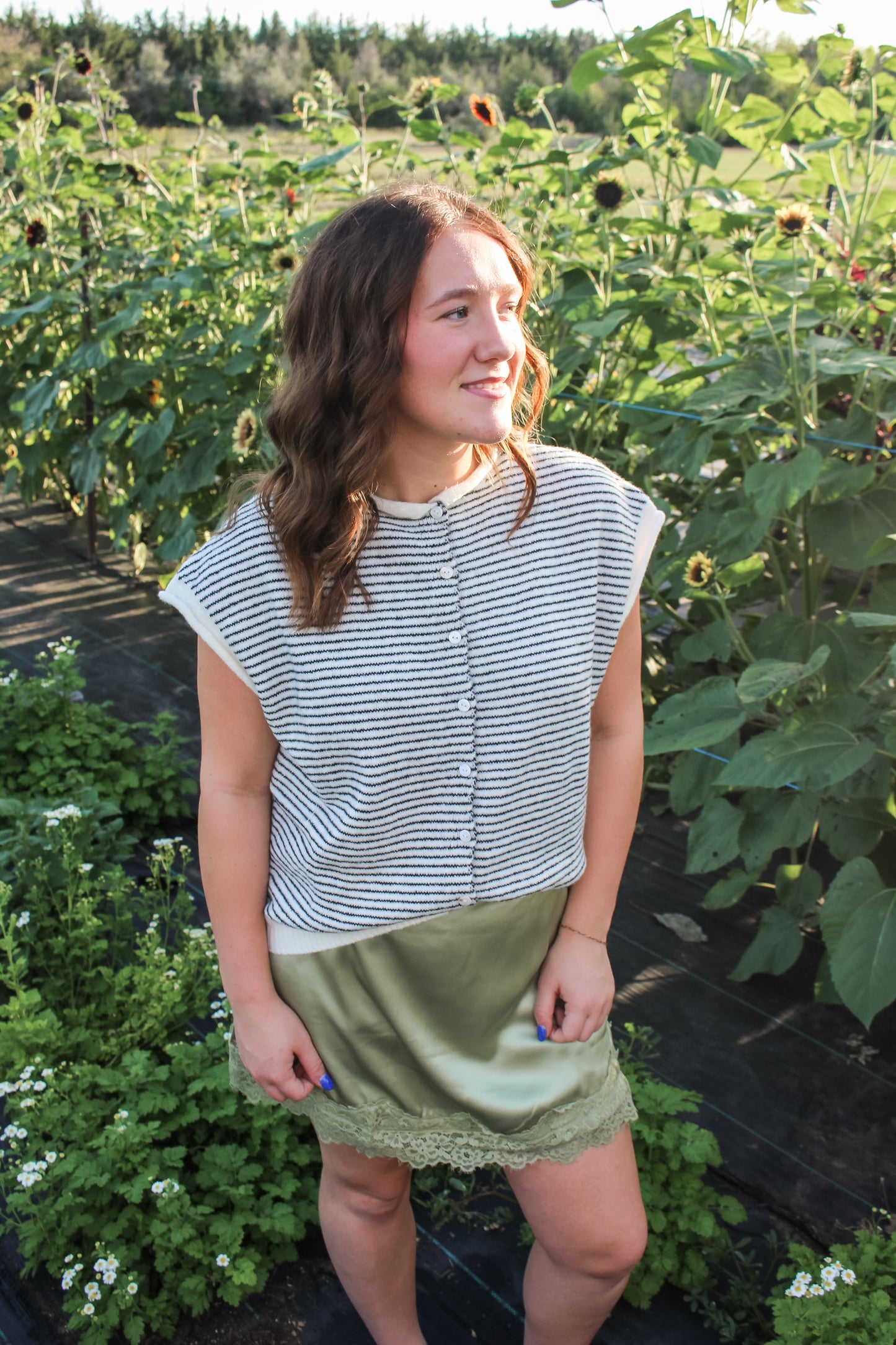 Crisp Morning Sweater (Black + White)