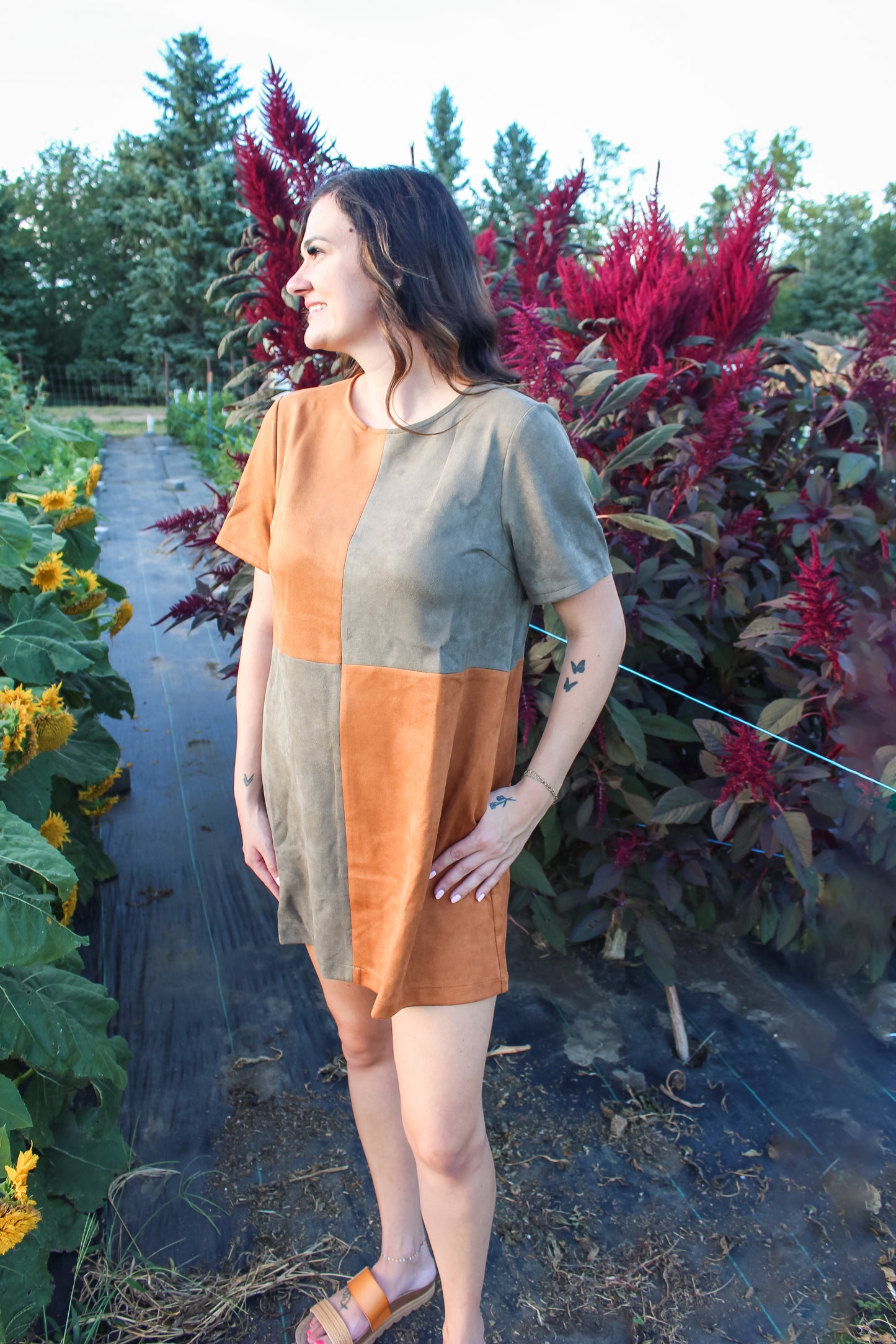 Falling for Olive Dress
