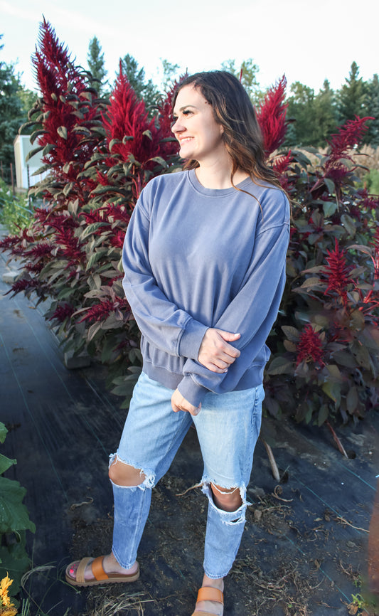 Classic Autumn Crew (Blue)