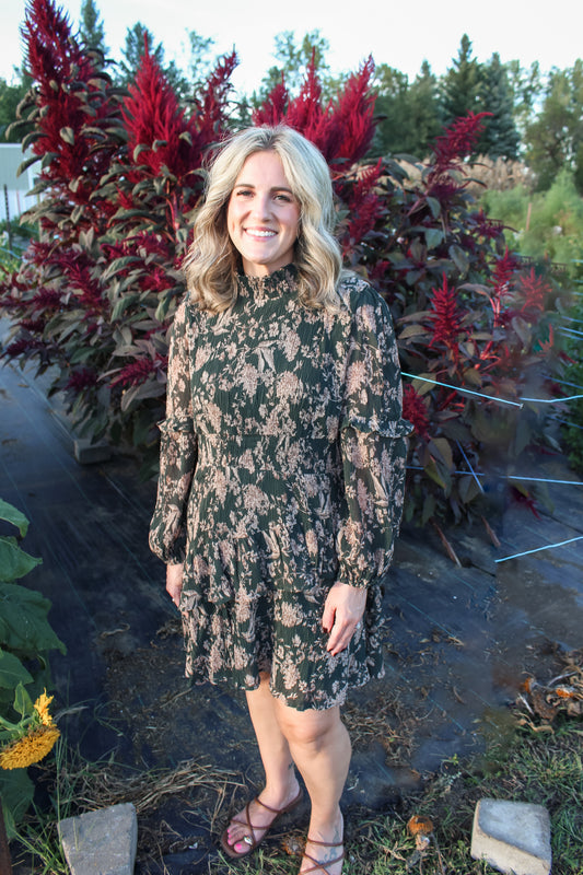 Lucky in Fall Dress
