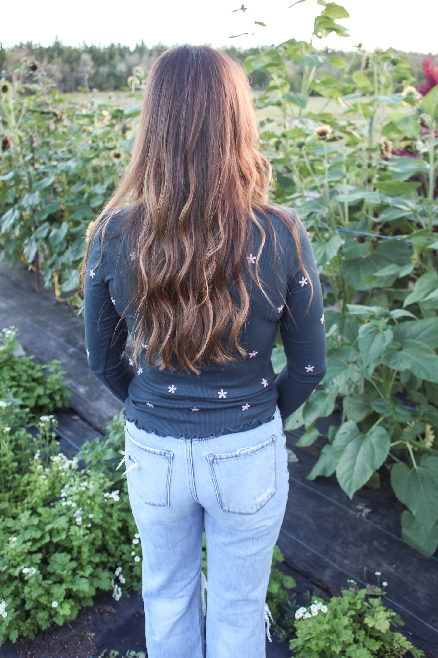 Floral Fields Top (Pine)