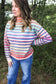All the Colors Mock Neck Sweater