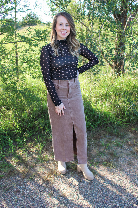 Corduroy Cutie Skirt