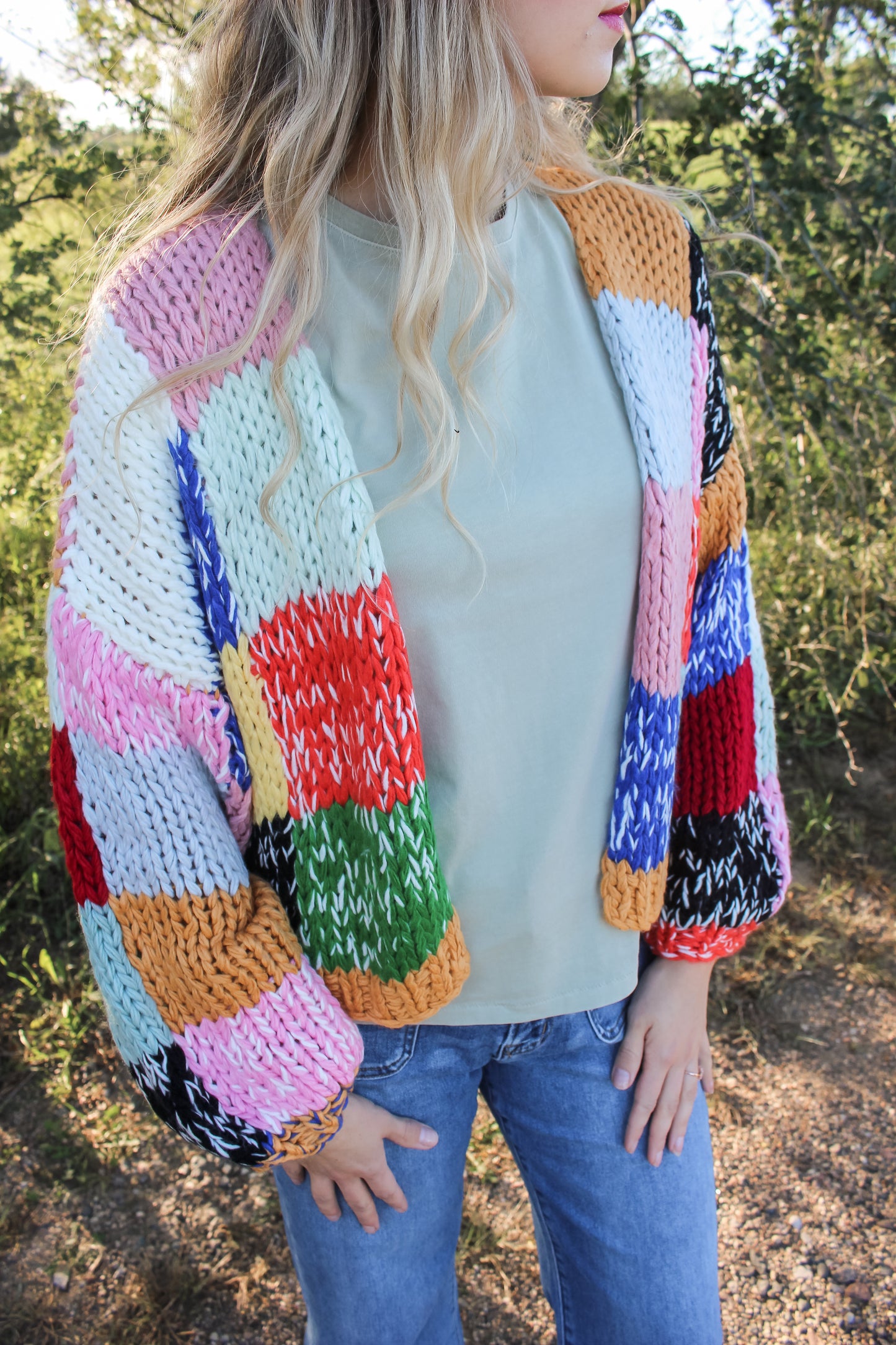 Patchwork Cardigan