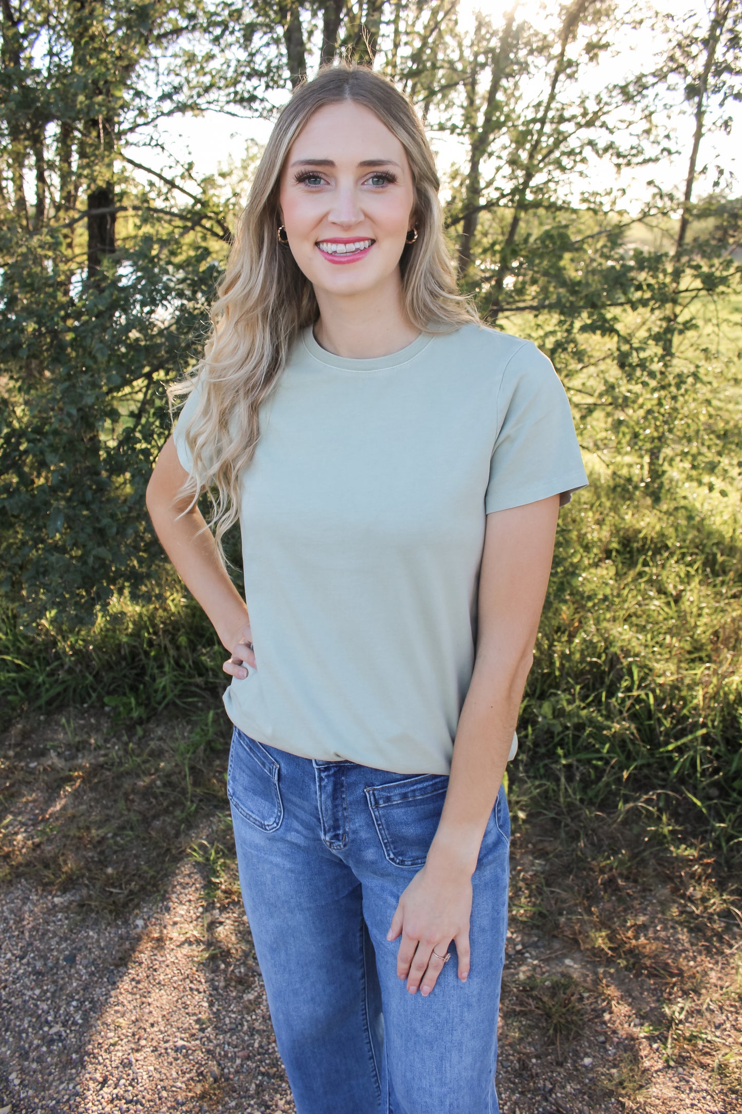 [Thread + Supply] Fall Favorite Top (Sage)
