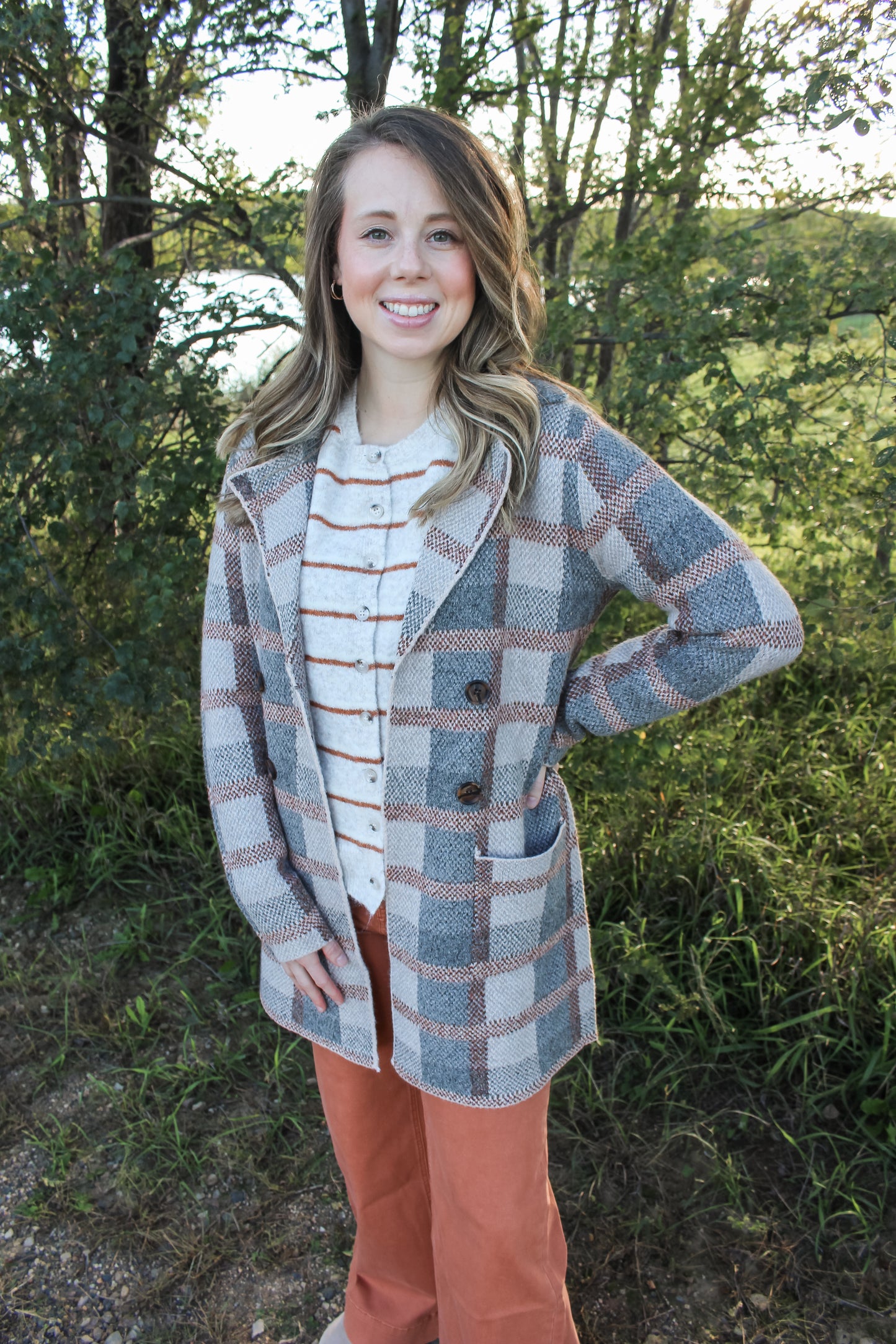 Fall Classic Plaid Jacket