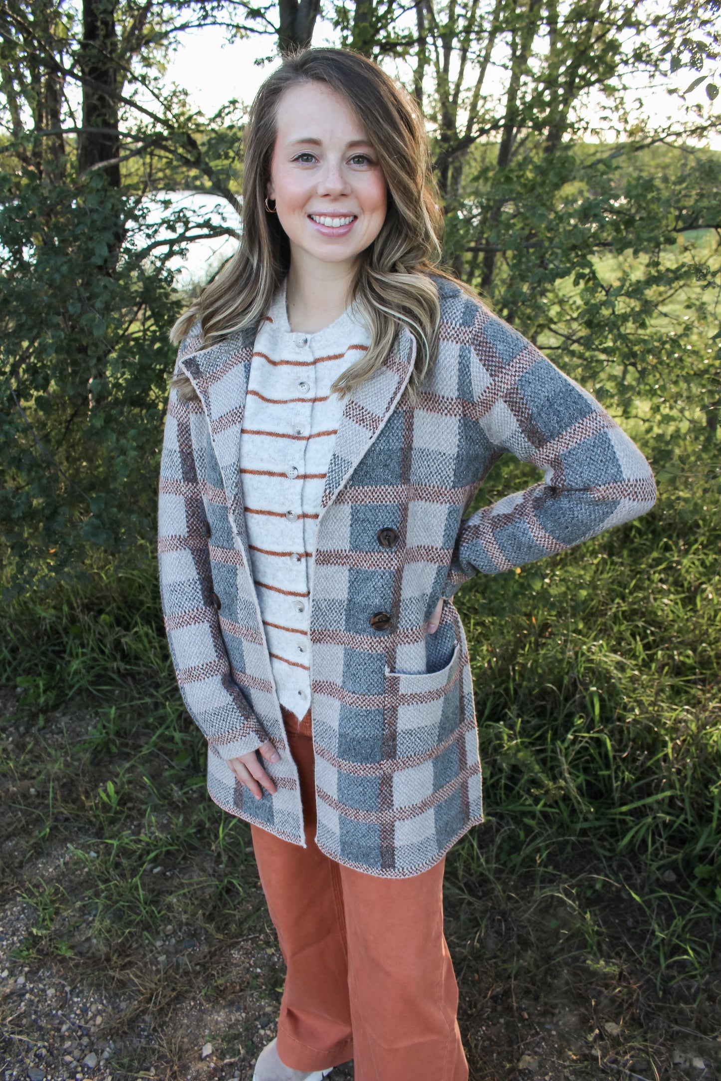 Fall Classic Plaid Jacket