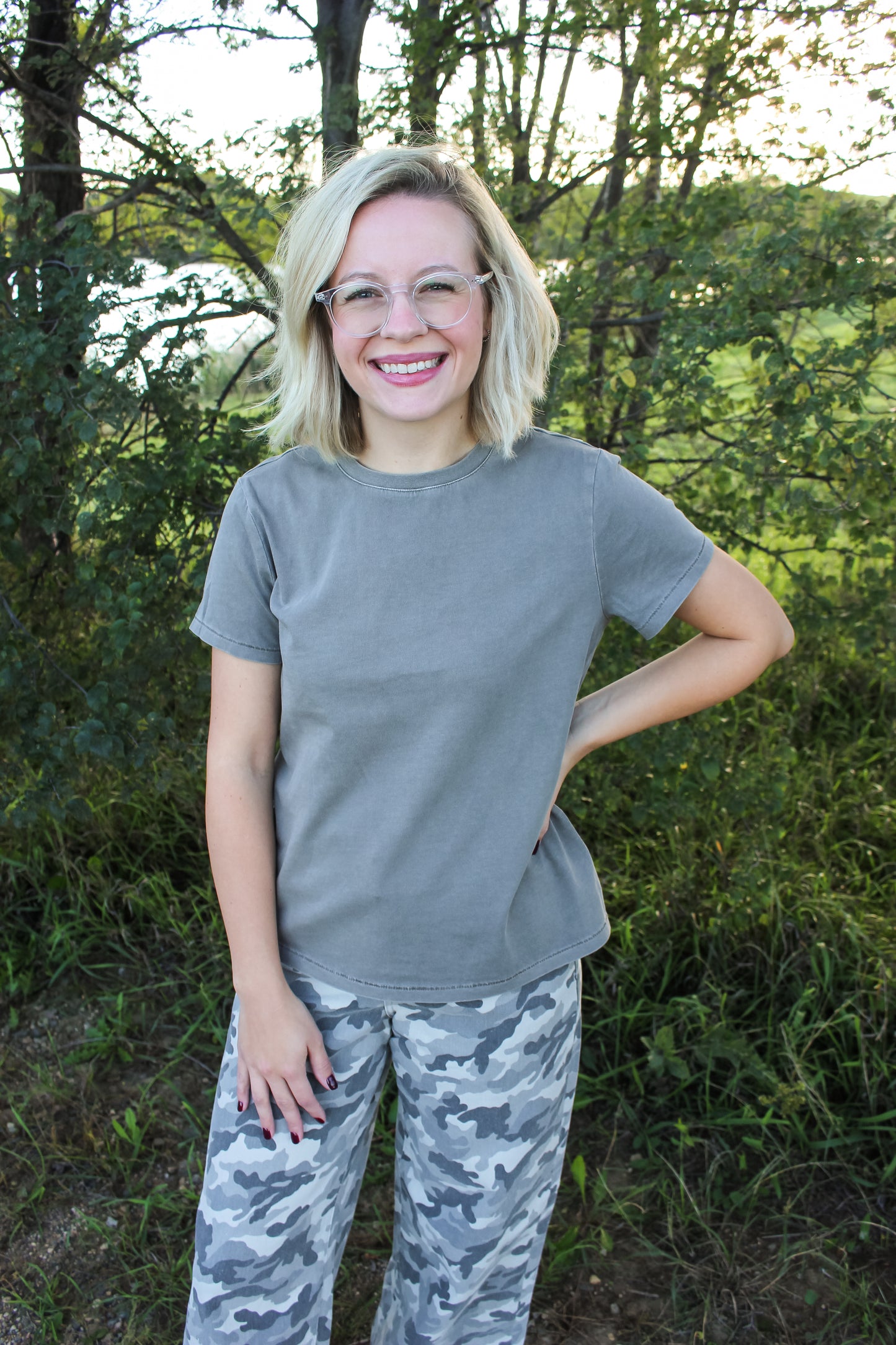 [Thread + Supply] Fall Favorite Top (Charcoal)