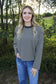 Cozy Days Long Sleeve (Black + Charcoal)