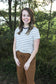 [Thread + Supply] Fall Favorite Top (White + Navy)