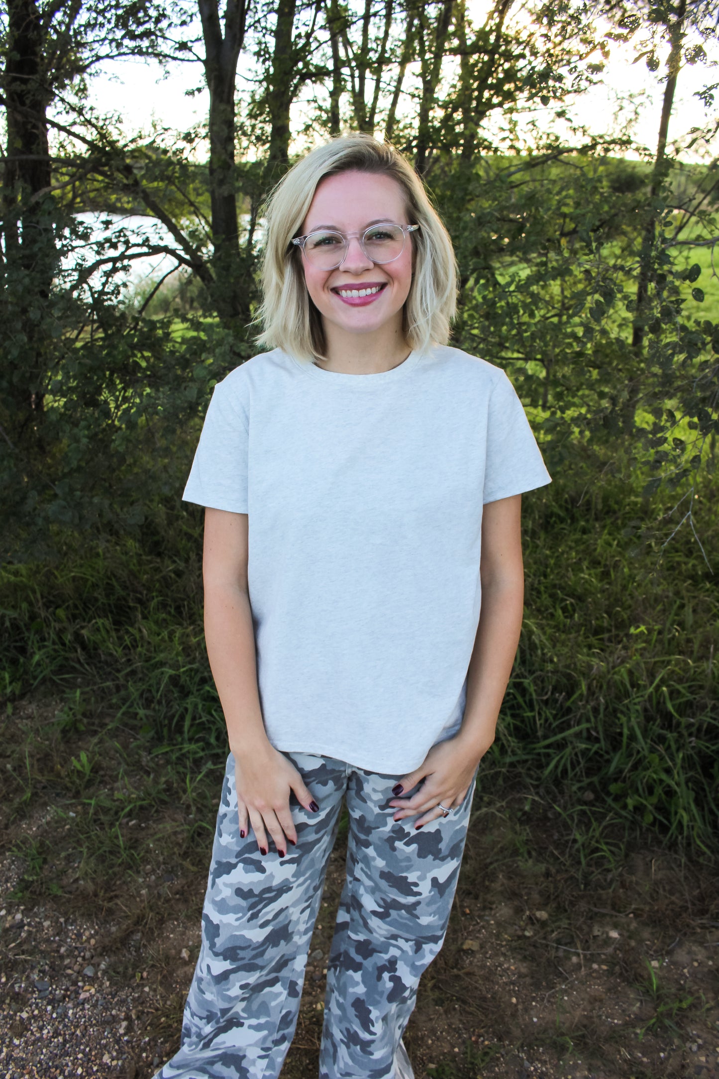 [Thread + Supply] Fall Favorite Top (Heather Grey)