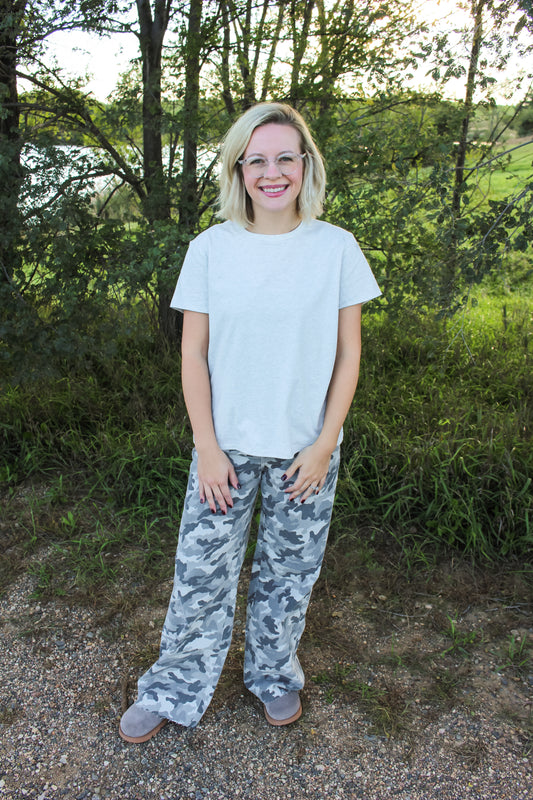[Thread + Supply] Fall Favorite Top (Heather Grey)