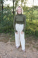 Olive Cutie Mesh Top