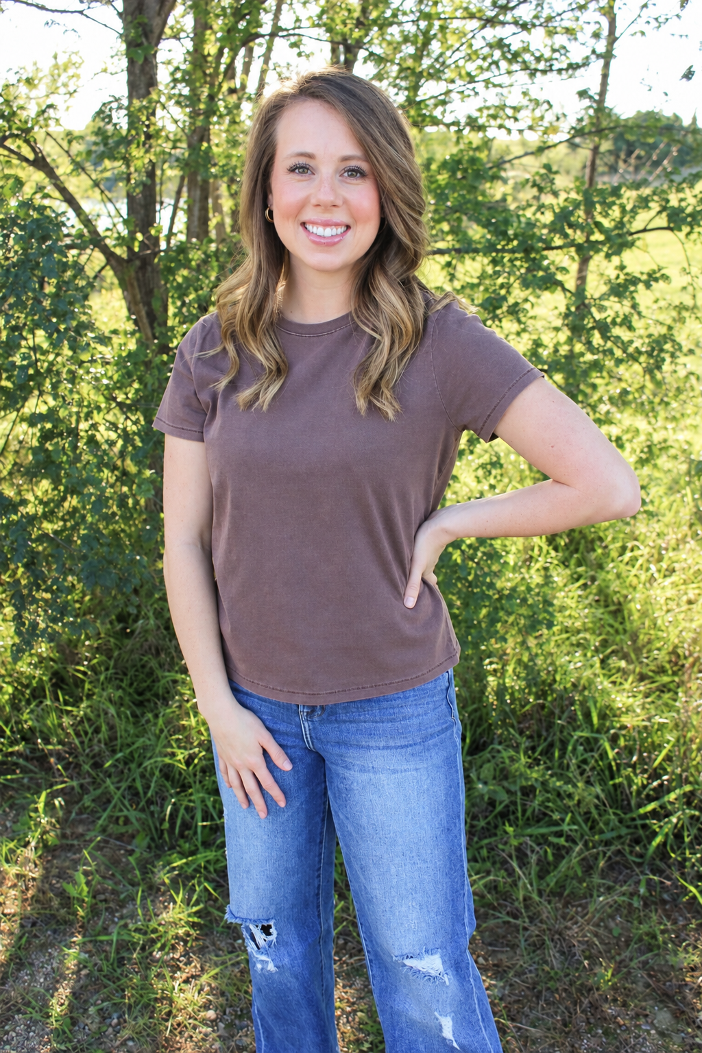 [Thread + Supply] Fall Favorite Top (Brown)